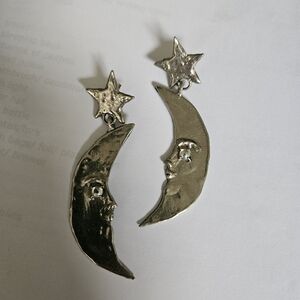 Mondo mondo moon earrings